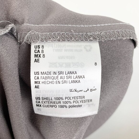 NWT INC International Concepts Satin Crepe Halter-Neck Midi Dress Size 8 - Picture 11 of 11